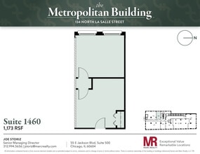 134 N LaSalle St, Chicago, IL for lease Floor Plan- Image 1 of 1