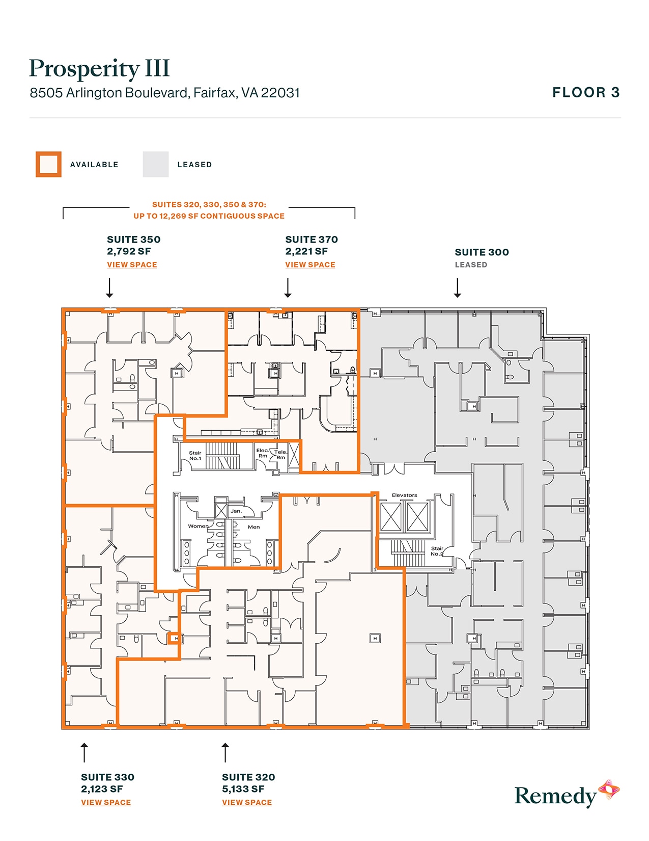 8501 Arlington Blvd, Merrifield, VA for lease Floor Plan- Image 1 of 1