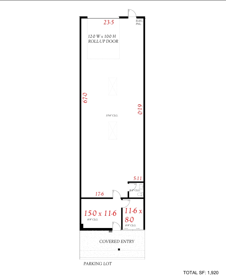5610-5648 N 51st Ave, Glendale, AZ à louer Plan d’étage- Image 1 de 1