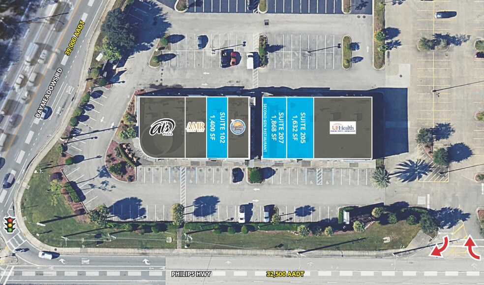 8060 Philips Hwy, Jacksonville, FL à louer - Plan de site - Image 2 de 4