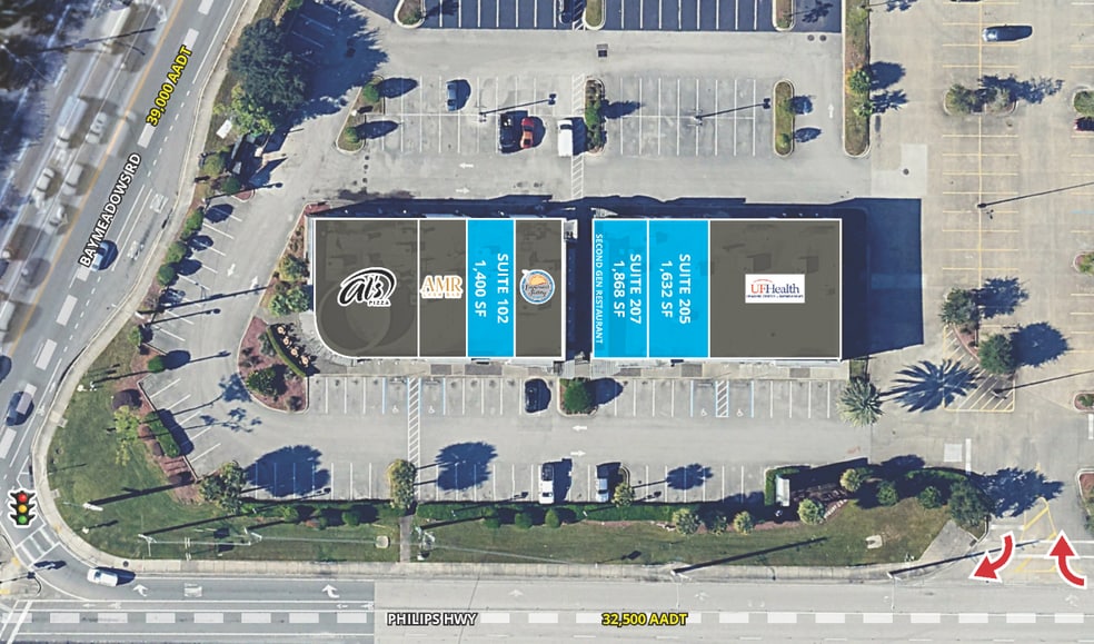 8060 Philips Hwy, Jacksonville, FL for lease - Site Plan - Image 2 of 4