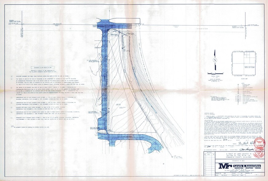 801 E Gore Blvd, Lawton, OK à vendre - Plan cadastral - Image 3 de 3