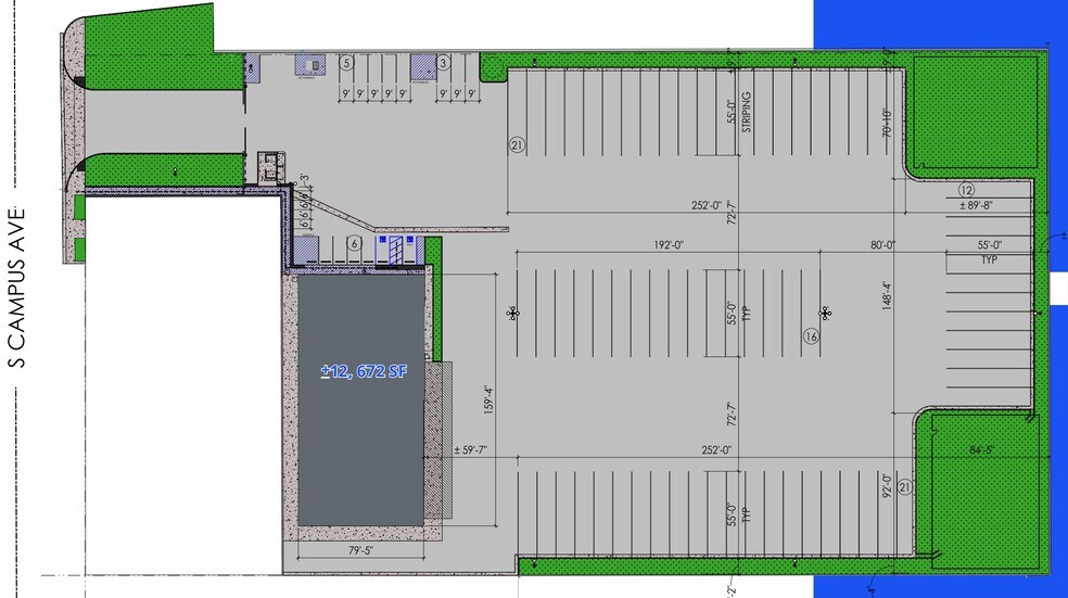 1633 S Campus Ave, Ontario, CA à louer - Plan de site - Image 3 de 3