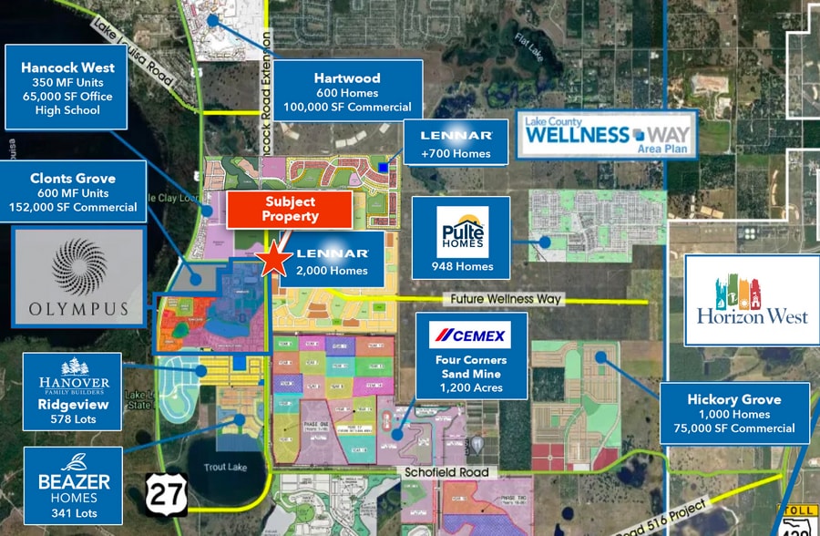 Schofield Road and Wellness Way, Clermont, FL for lease - Building Photo - Image 1 of 1