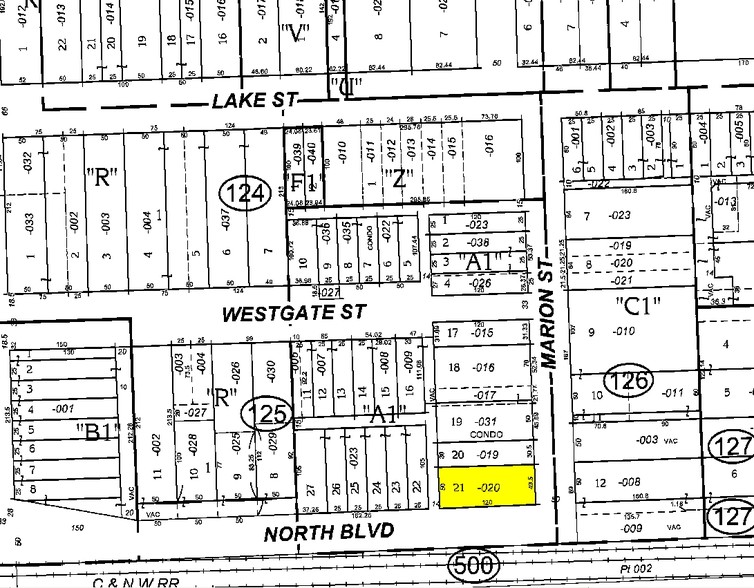 101 N Marion St, Oak Park, IL à vendre - Plan cadastral - Image 2 de 6