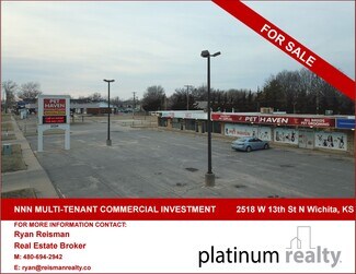 Plus de détails pour 2518-2536 W 13th St, Wichita, KS - Bureau/Commerce de détail, Commerce de détail à louer