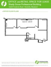 16220 Frederick Rd, Gaithersburg, MD for lease Floor Plan- Image 1 of 1