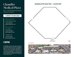 1050-1076 W Chandler Blvd, Chandler, AZ for lease Floor Plan- Image 1 of 1