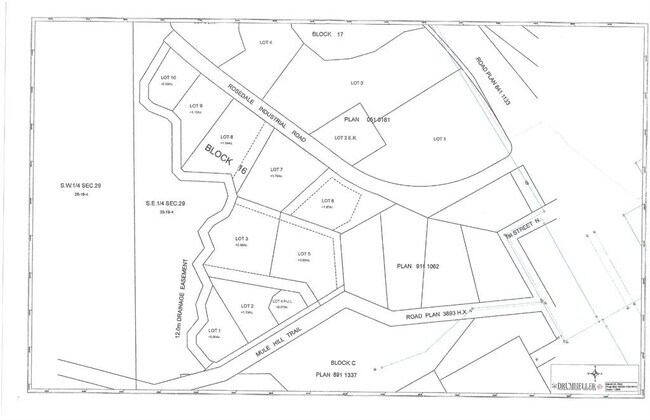 Plus de détails pour Rosedale Industrial park, Drumheller, AB - Terrain à vendre