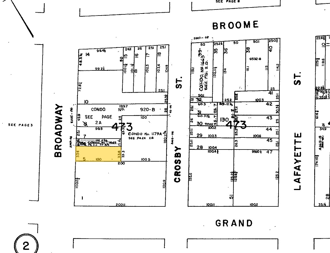 472 Broadway, New York, NY à louer Plan cadastral- Image 1 de 2