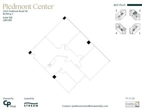 3495 Piedmont Rd NE, Atlanta, GA for lease Floor Plan- Image 1 of 1