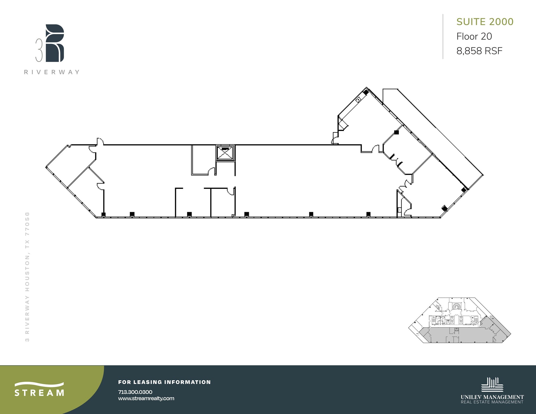 3 Riverway, Houston, TX for lease Floor Plan- Image 1 of 1