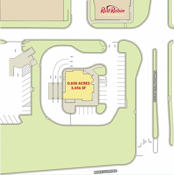 9933 Sowder Village Sq, Manassas, VA for lease - Site Plan - Image 2 of 2