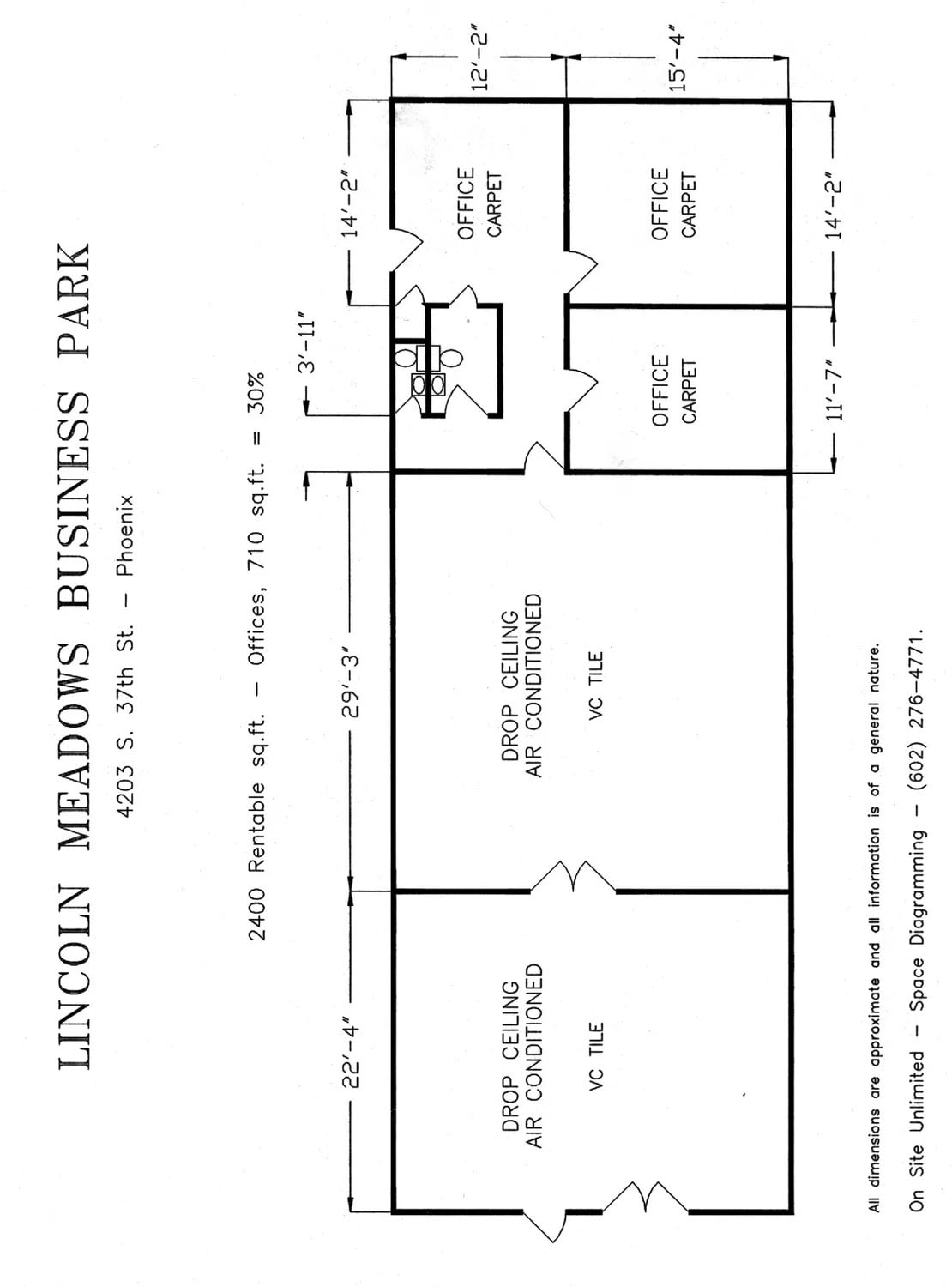 4208-4248 S 36th Pl, Phoenix, AZ for lease Floor Plan- Image 1 of 1