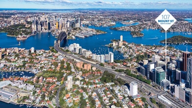 107 Mount St, North Sydney, NSW - Aérien  Vue de la carte - Image1