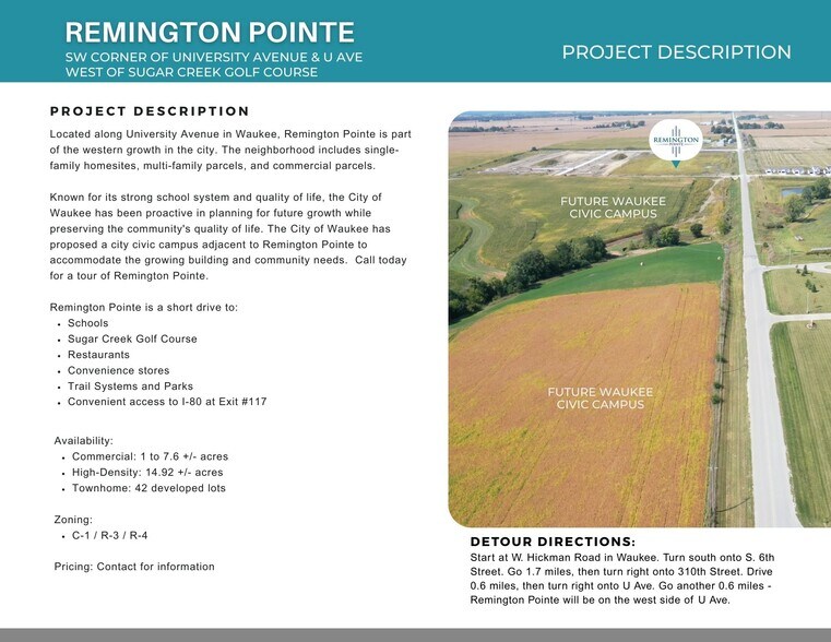 University Ave, Waukee, IA à vendre - Photo du bâtiment - Image 3 de 6