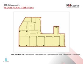 800 S Figueroa St, Los Angeles, CA for lease Floor Plan- Image 1 of 1