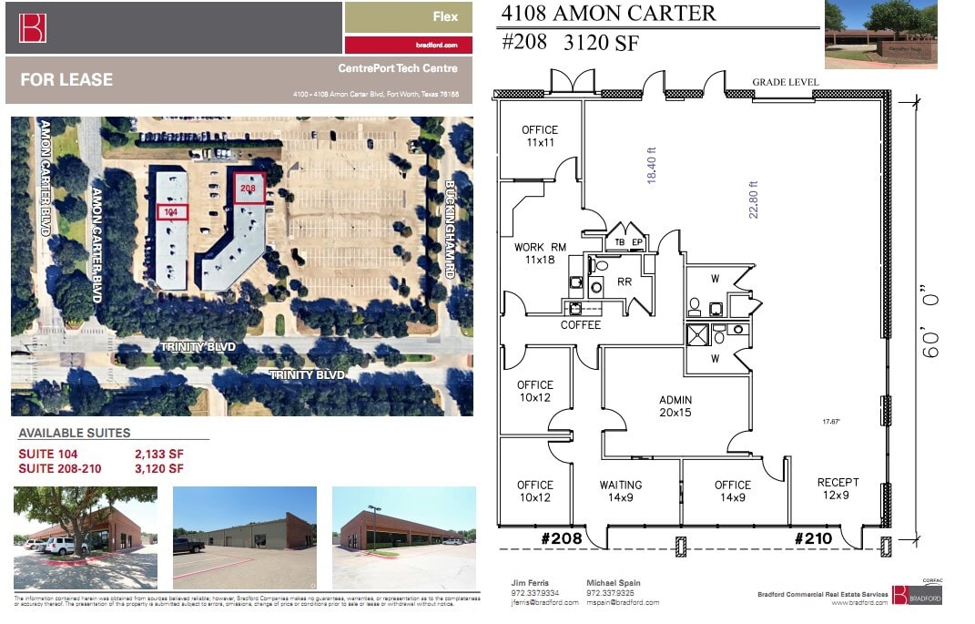 4100-4108 Amon Carter Blvd, Fort Worth, TX for lease Floor Plan- Image 1 of 1