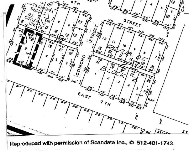 1602 E 7th St, Austin, TX for lease - Plat Map - Image 3 of 5