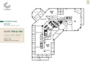 20400 Stevens Creek Blvd, Cupertino, CA à louer Plan d’étage- Image 2 de 2