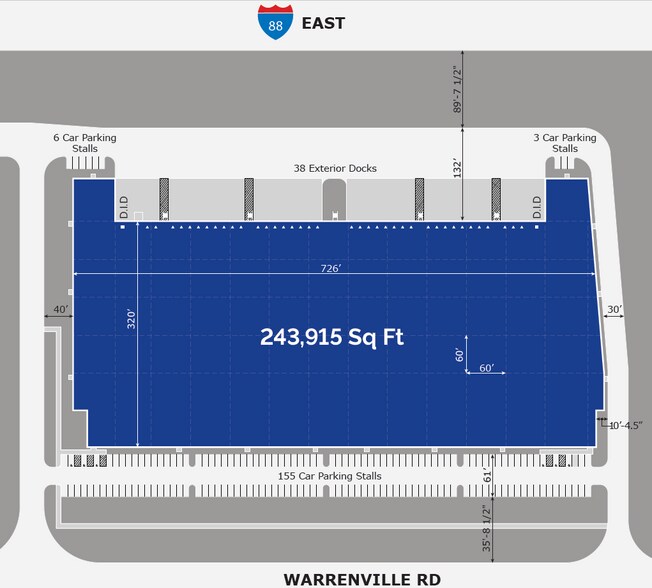 2300 Warrenville Rd, Downers Grove, IL à louer - Photo du bâtiment - Image 3 de 3