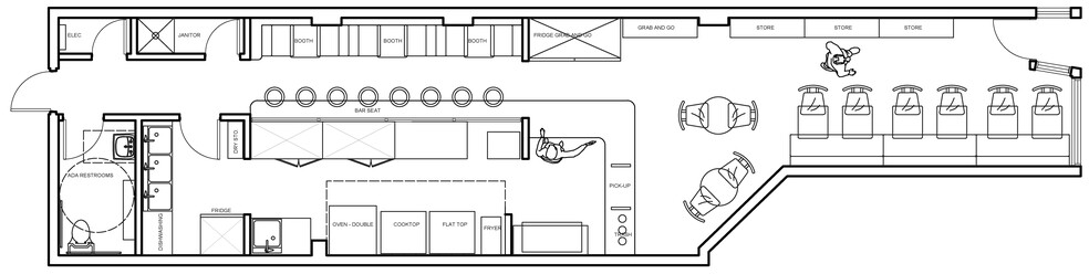 2530-2544 N Clark St, Chicago, IL à louer - Plan d  tage - Image 2 de 2