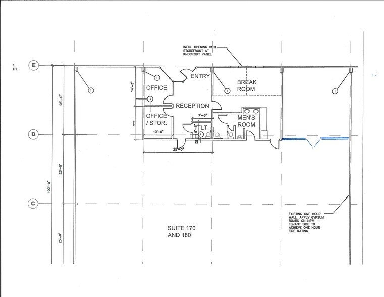 202 Bourne Blvd, Savannah, GA à louer - Plan d’étage - Image 3 de 7