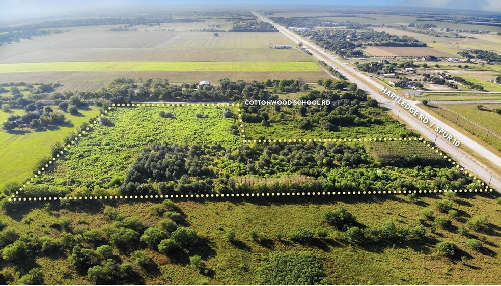 0 Cottonwood School Rd, Rosenberg, TX for sale - Aerial - Image 2 of 3
