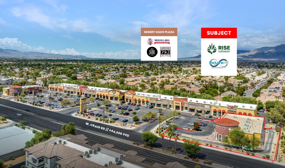 3930 W Craig Rd, North Las Vegas, NV à vendre - Aérien - Image 2 de 8