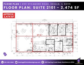 2101 Sycamore Rd, Dekalb, IL for lease Building Photo- Image 1 of 1