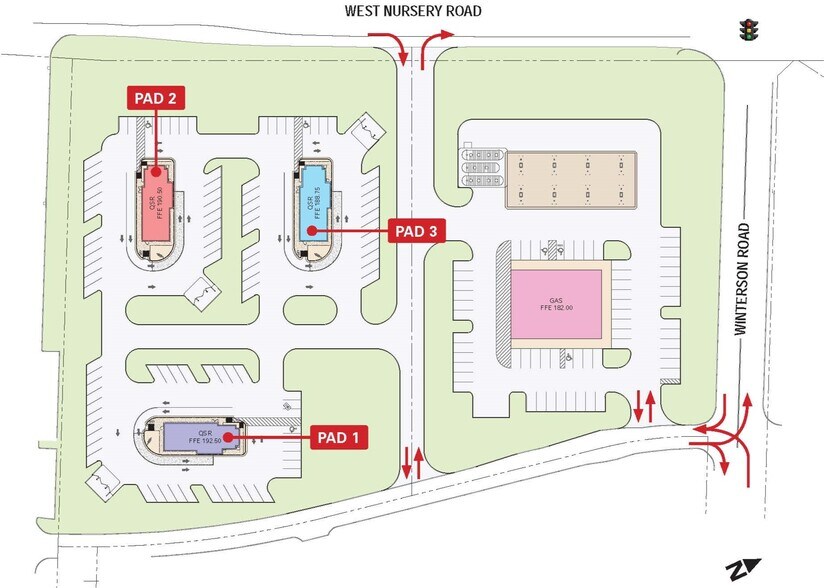 1199 Winterson Rd, Linthicum Heights, MD à louer - Plan de site - Image 2 de 2