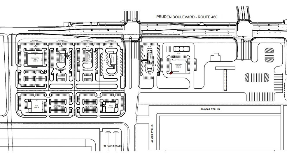 2925 Pruden Blvd, Suffolk, VA à louer - Plan de site - Image 2 de 2