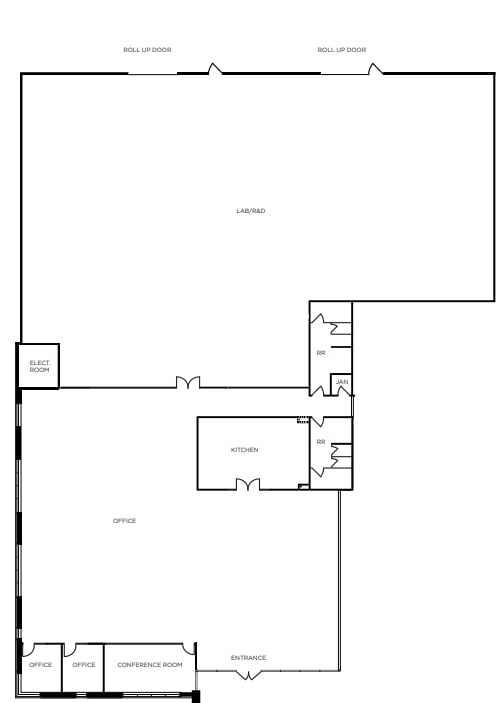 445-447 Indio Way, Sunnyvale, CA for lease Floor Plan- Image 1 of 2