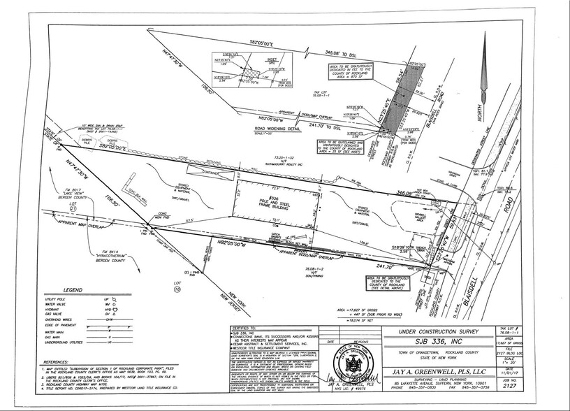 336 Blaisdell Rd, Orangeburg, NY for sale - Site Plan - Image 1 of 1