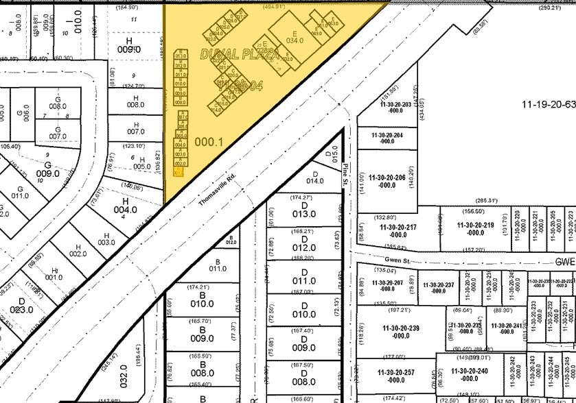 1700-1712 Thomasville Rd, Tallahassee, FL for sale - Plat Map - Image 2 of 7