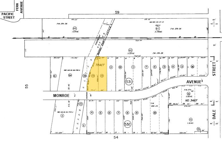 8321 Monroe Ave, Stanton, CA à vendre - Plan cadastral - Image 2 de 7