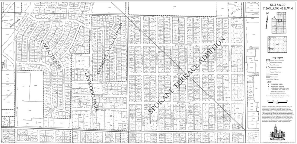 6821 N Division St, Spokane, WA à vendre - Plan cadastral - Image 2 de 2