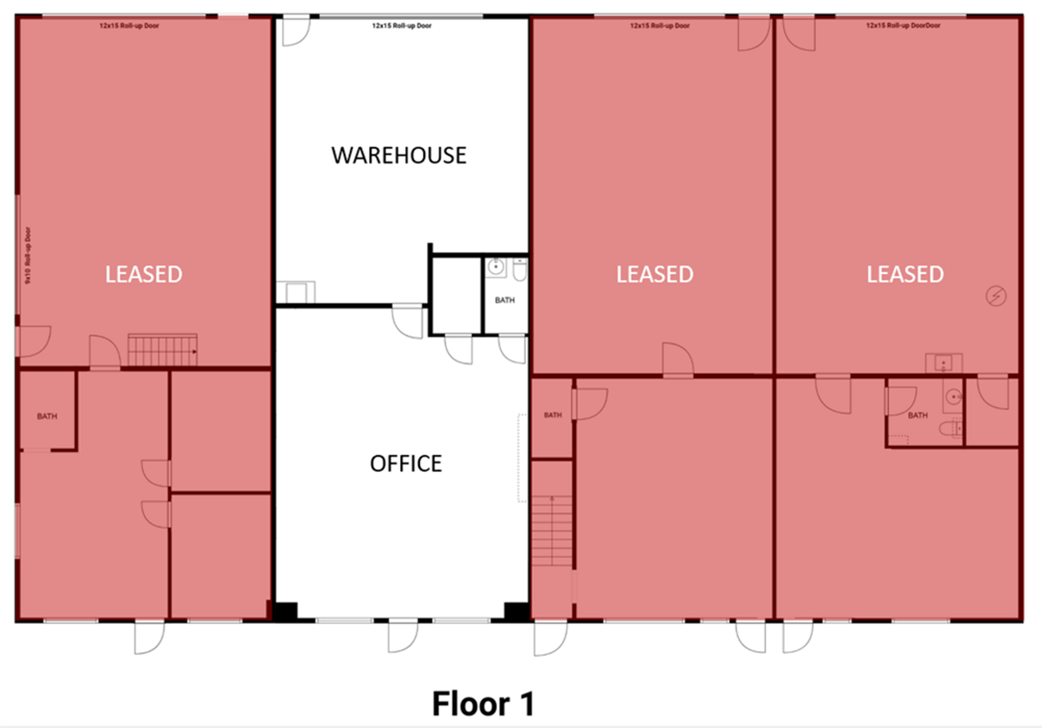 456 Edsel Dr, Richmond Hill, GA à louer Plan d’étage- Image 1 de 1