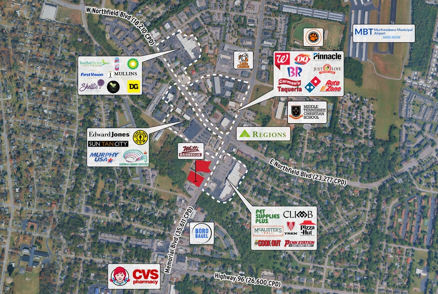 1641 Memorial Blvd, Murfreesboro, TN for lease - Building Photo - Image 3 of 5