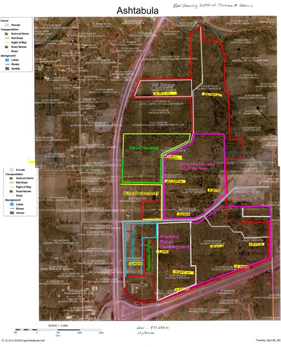 Plus de détails pour 111 Gateway Ave, Conneaut, OH - Terrain à vendre