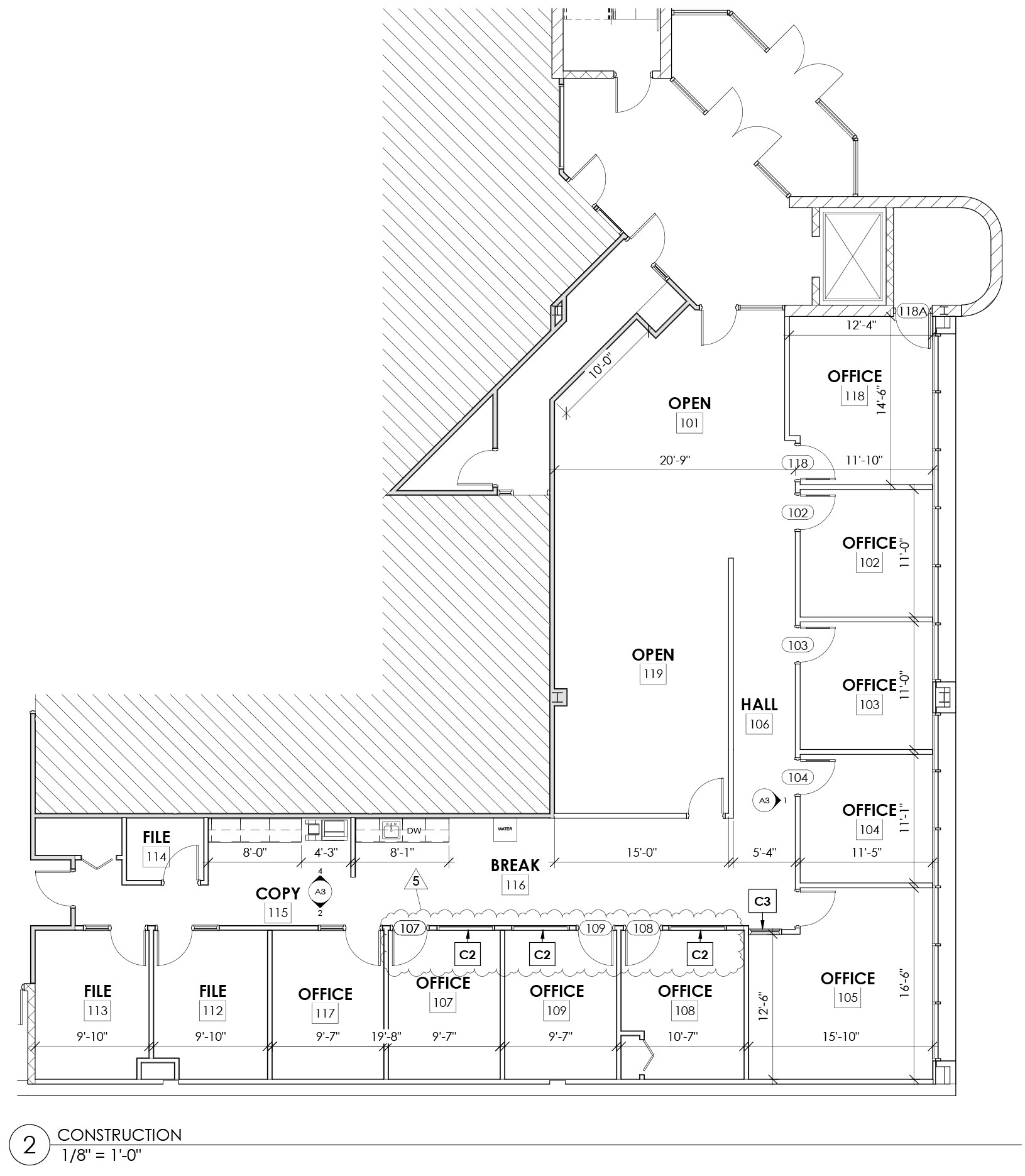 2700 Grand Ave, Des Moines, IA à louer Plan d’étage- Image 1 de 1