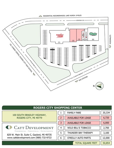 100 S Bradley Hwy, Rogers City, MI for lease - Site Plan - Image 2 of 6