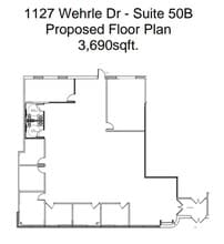 1127 Wehrle Dr, Williamsville, NY for lease Floor Plan- Image 2 of 3