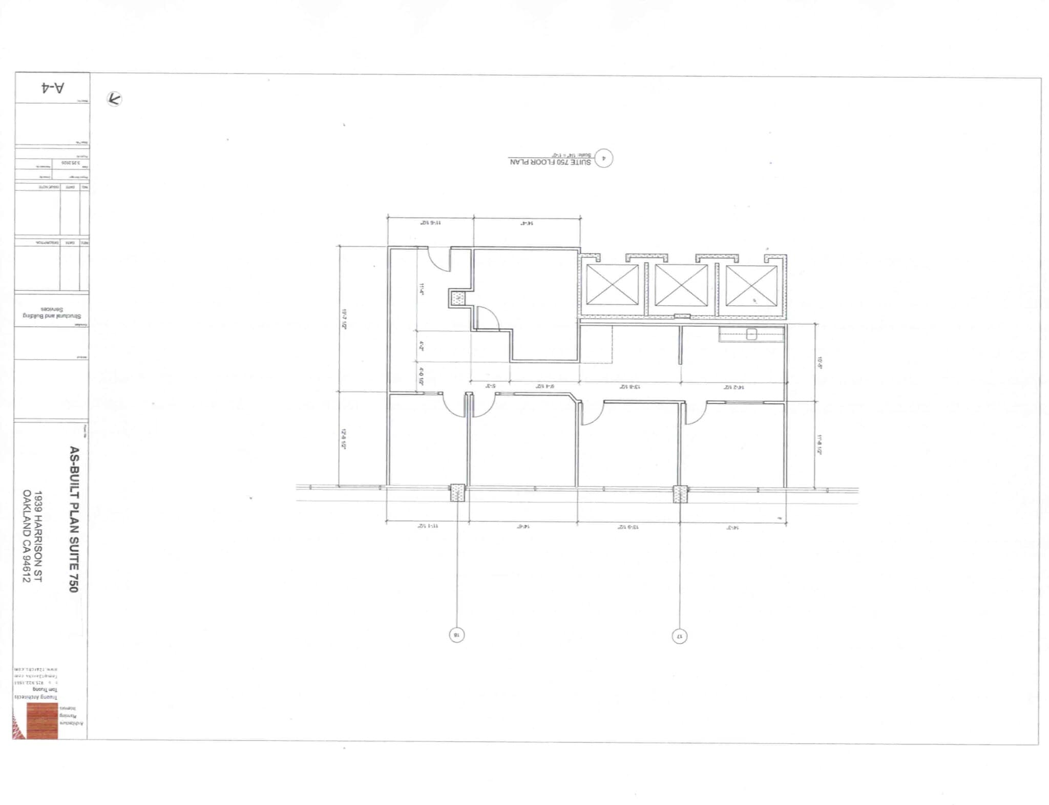 1939 Harrison St, Oakland, CA à louer Plan de site- Image 1 de 6