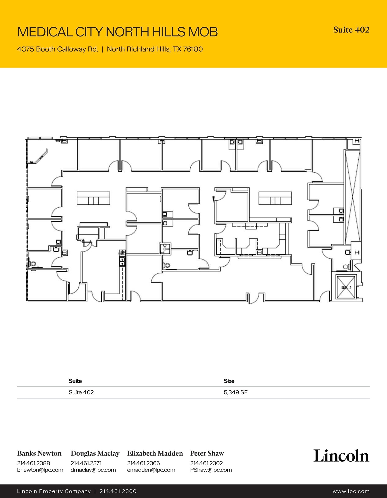 4375 Booth Calloway Rd, North Richland Hills, TX for lease Floor Plan- Image 1 of 1