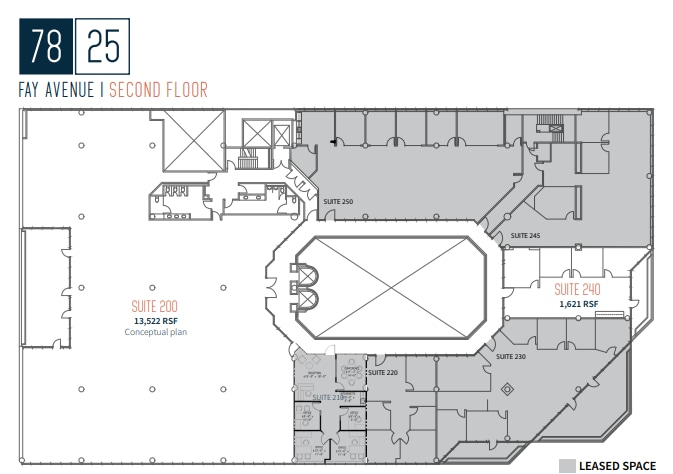 7825 Fay Ave, La Jolla, CA for lease Floor Plan- Image 1 of 1