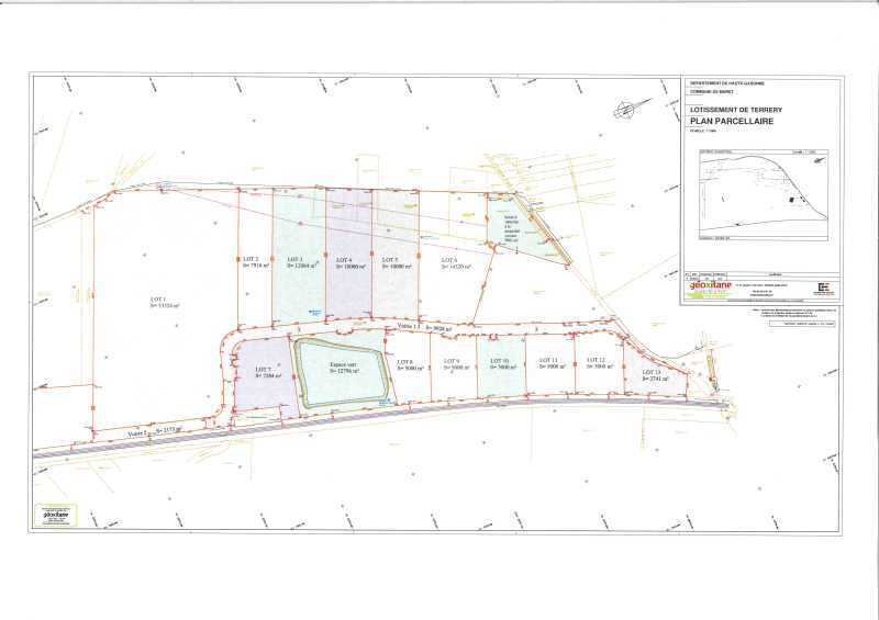 Terrery, Muret à vendre - Plan de site - Image 3 de 3