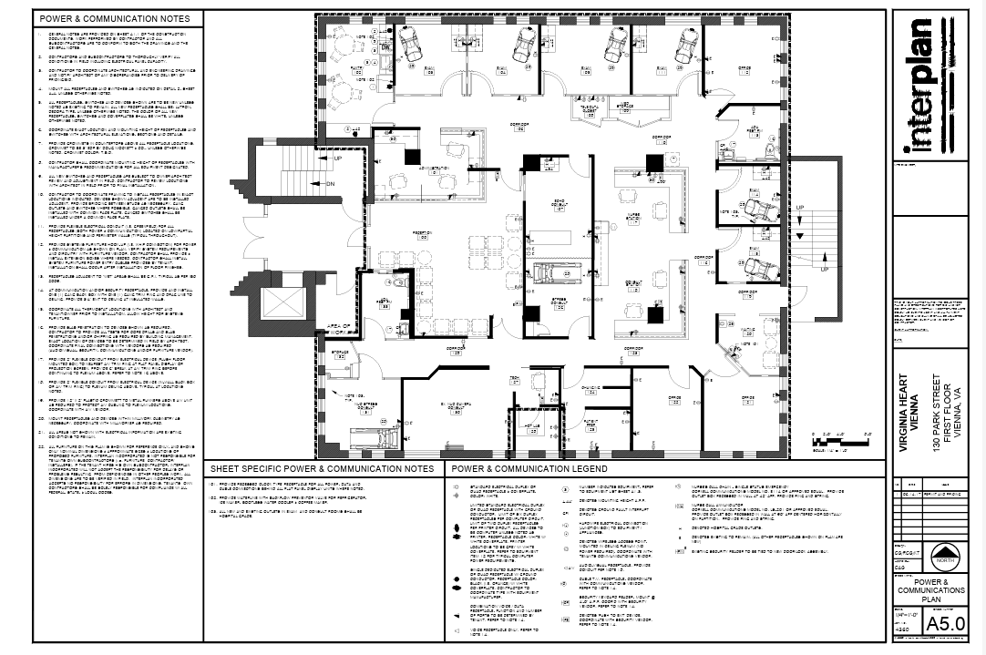 130 Park St SE, Vienna, VA for lease Floor Plan- Image 1 of 7