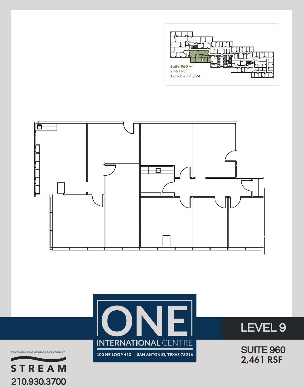 100 NE Loop 410, San Antonio, TX à louer Plan d’étage- Image 1 de 1