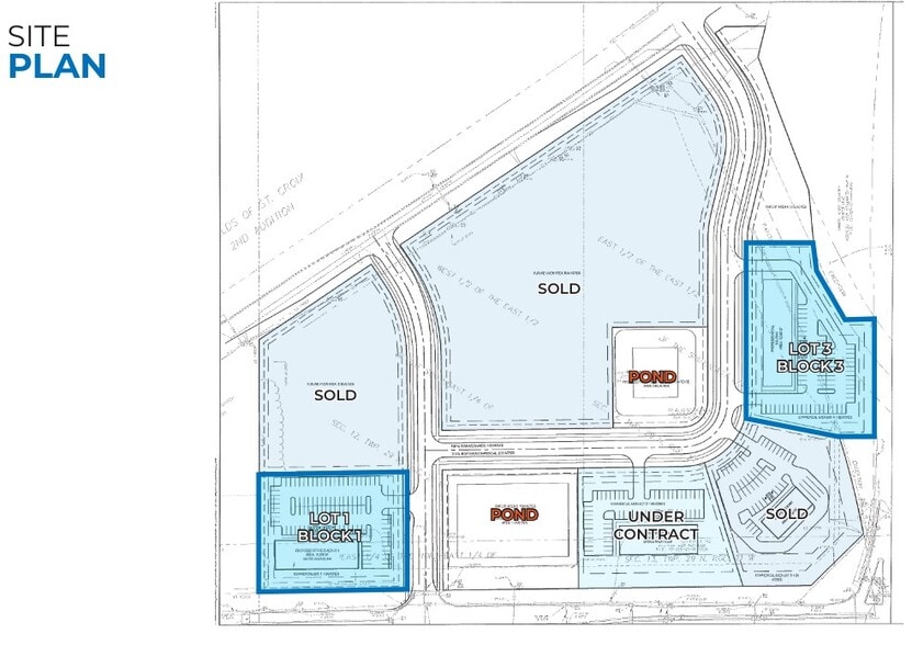 NWC of Stillwater Blvd, Lake Elmo, MN à vendre - Plan de site - Image 2 de 3